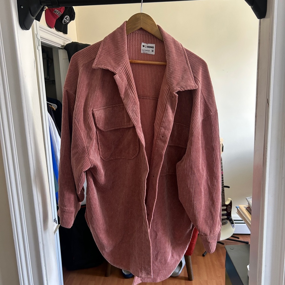 Oversized Pink Jacket